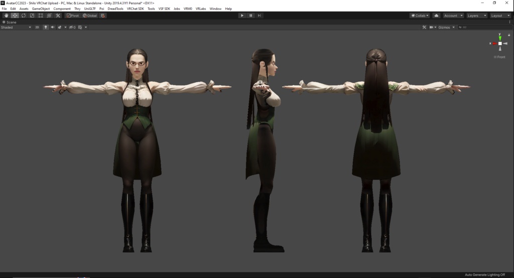 Shilo - Unity NPC と VRChat アバター - Shilo - A Unity NPC and VRChat Avatar