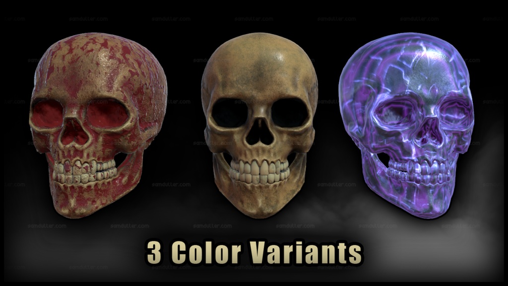 SKULL : VRChat / Unity Prop