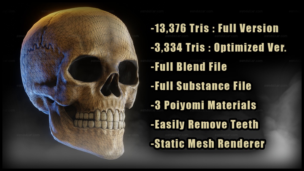 SKULL : VRChat / Unity Prop