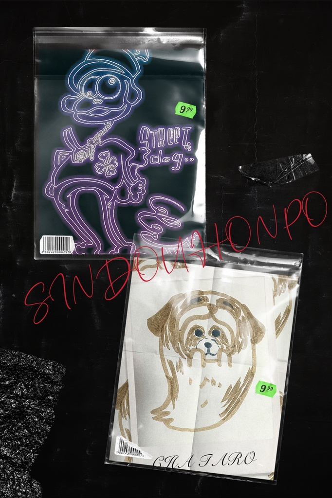 新堂andLaLaコラボロングTシャツ