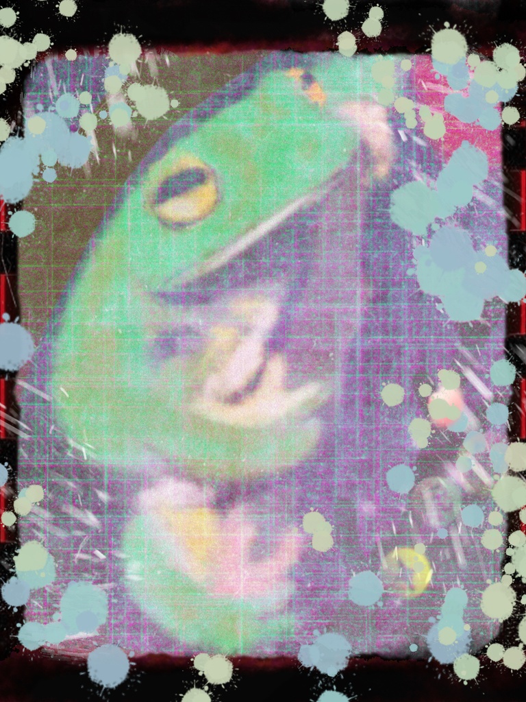 カエルオリジナルTシャツノイローゼ仕上げ