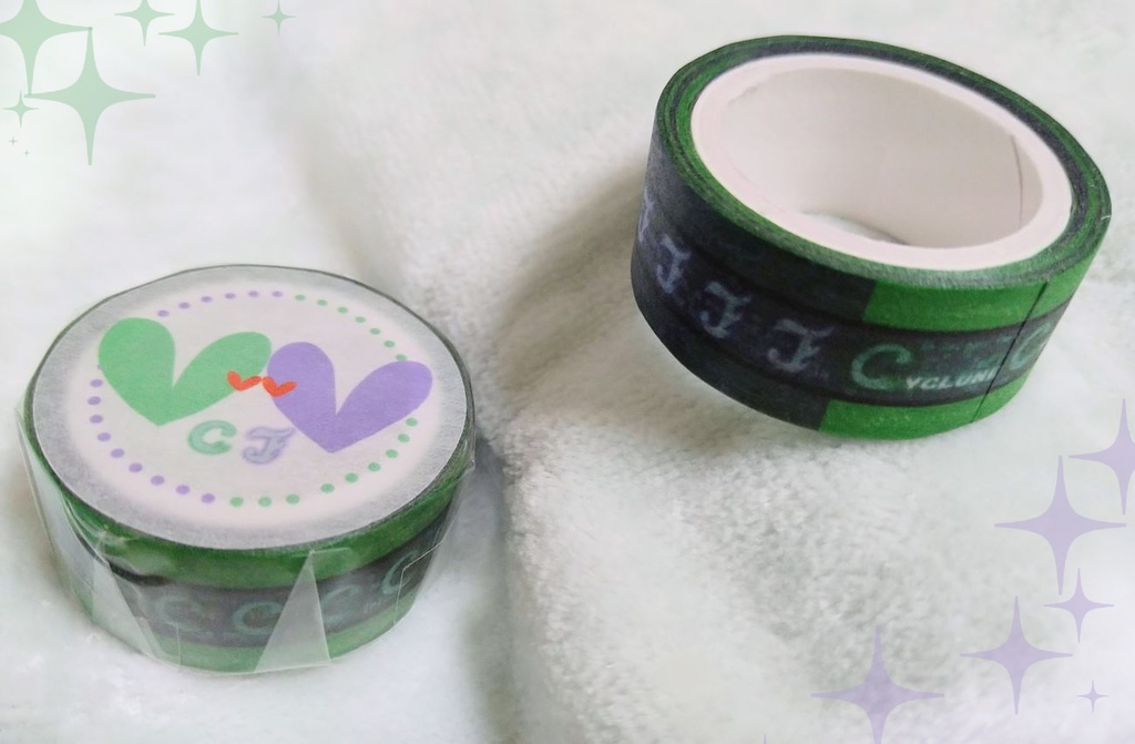 二人で一人のマスキングテープ 疾風切札ver.