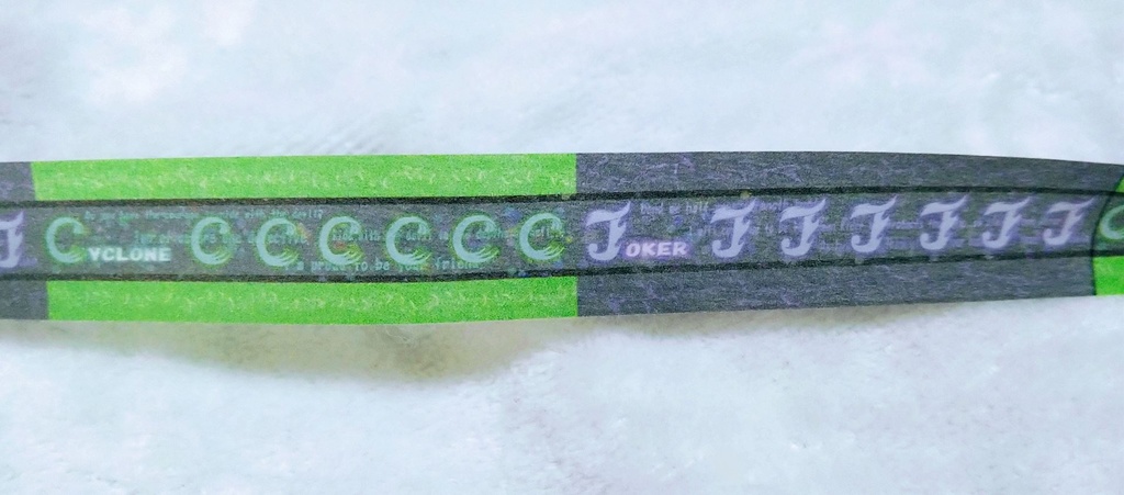 二人で一人のマスキングテープ 疾風切札ver.