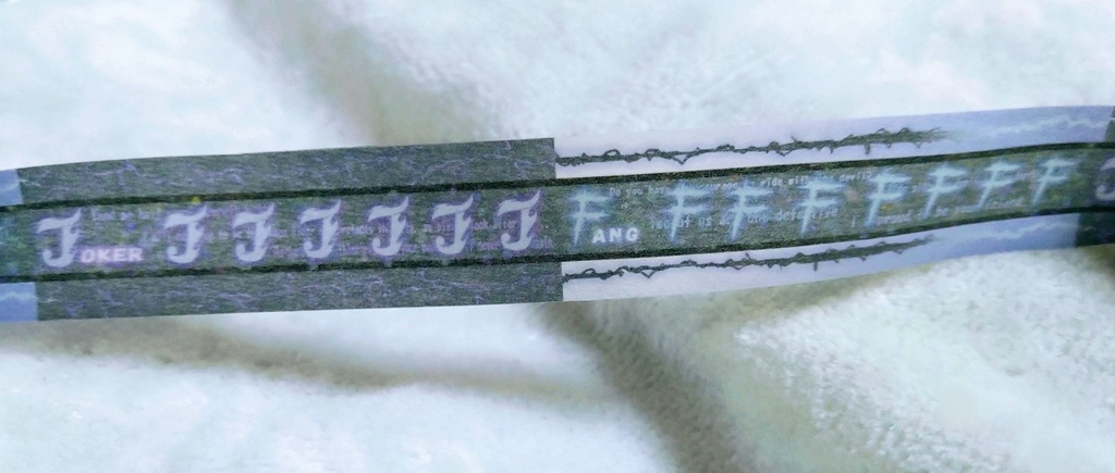 二人で一人のマスキングテープ 牙切札ver.