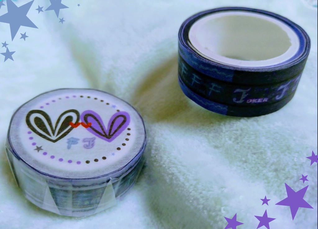 二人で一人のマスキングテープ 牙切札ver.