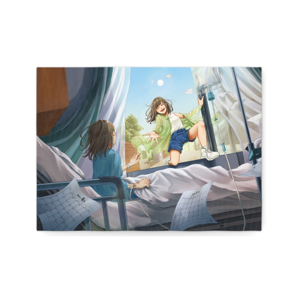 【過去があるから】キャンバスプリント F4