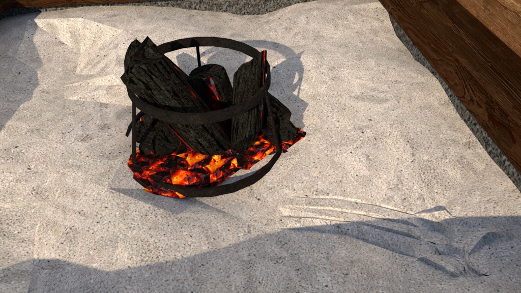 囲炉裏(Japanese Hearth, Irori)