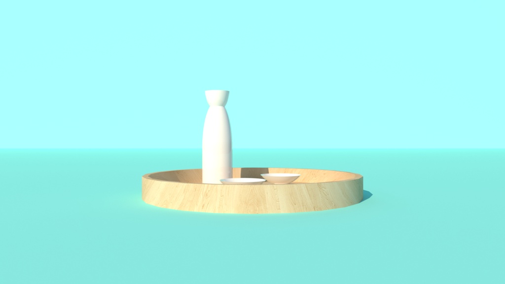 お酒徳利(Japanese bottle, Tokuri)