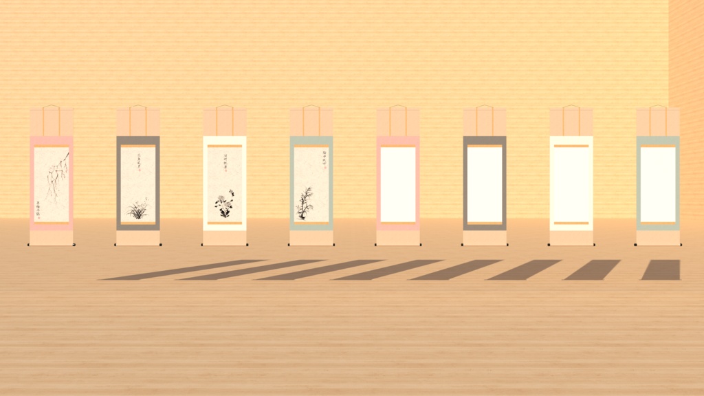 掛け軸(Japanese Hanging Scroll)