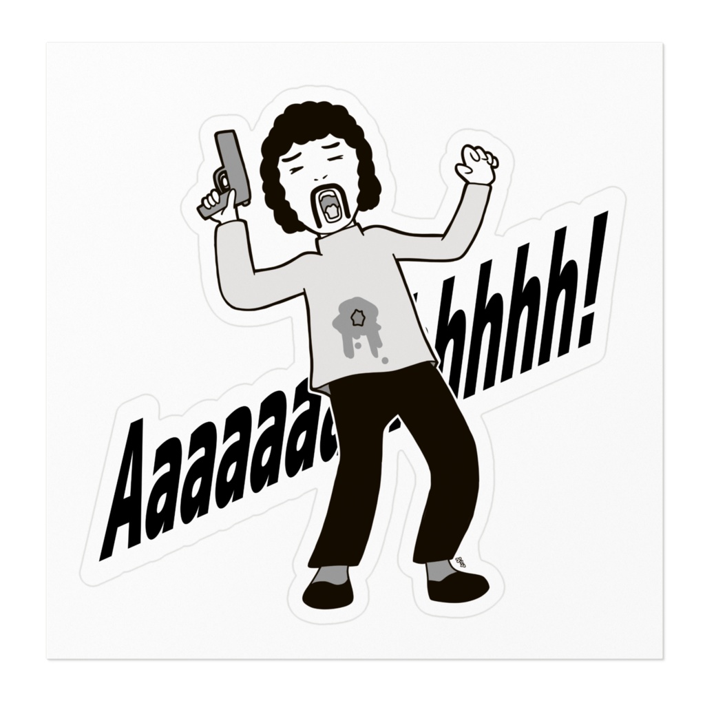 Aah!おじさんステッカー