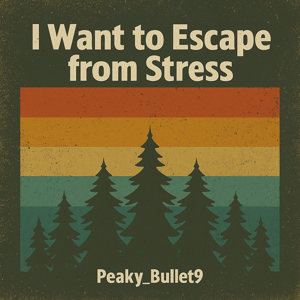 I want to escape from stress