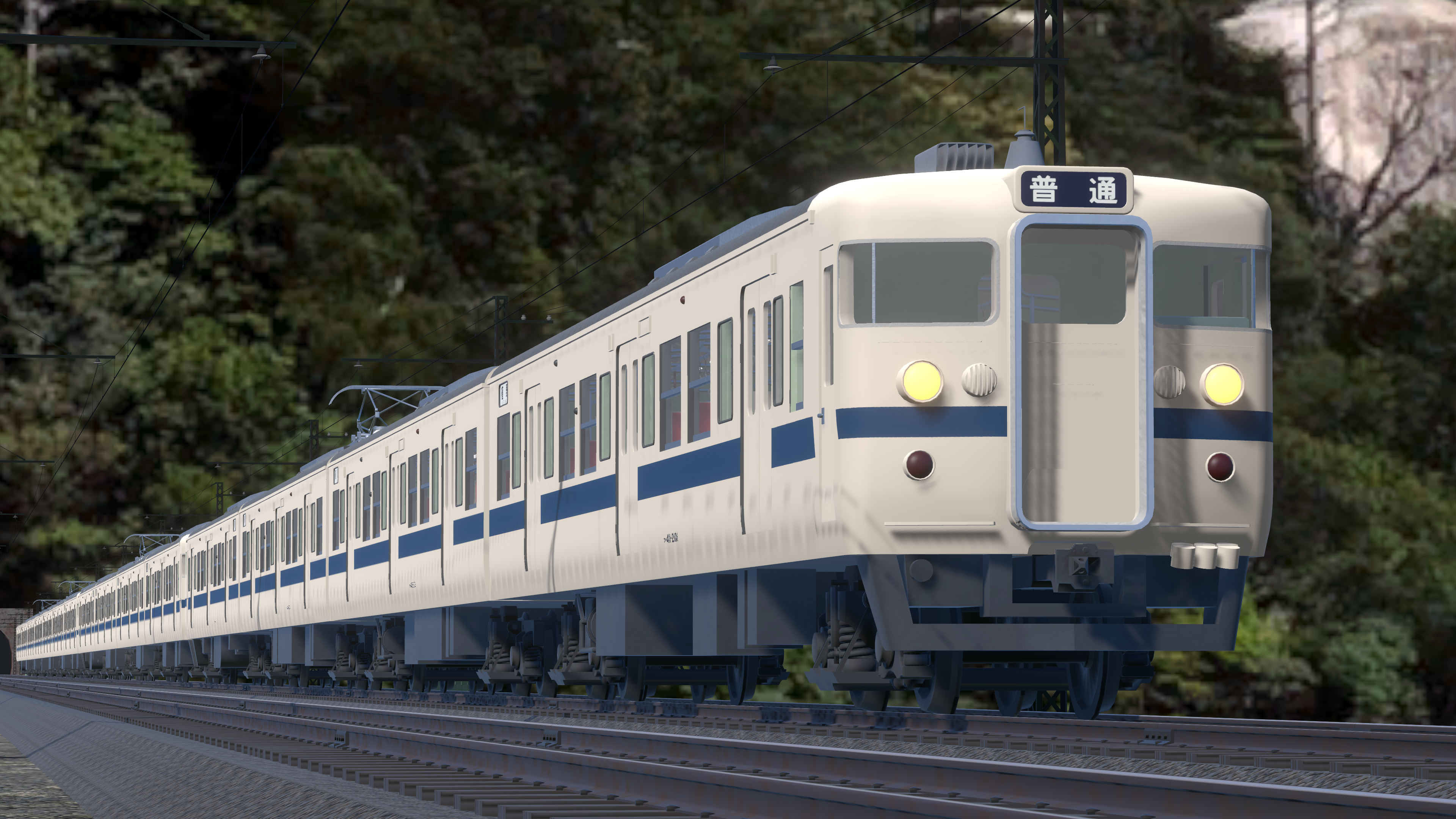 [3Dモデル] 国鉄中距離近郊型電車セット(401, 403, 415, 113, 115系) - 帝鉄篠盛工場 - BOOTH