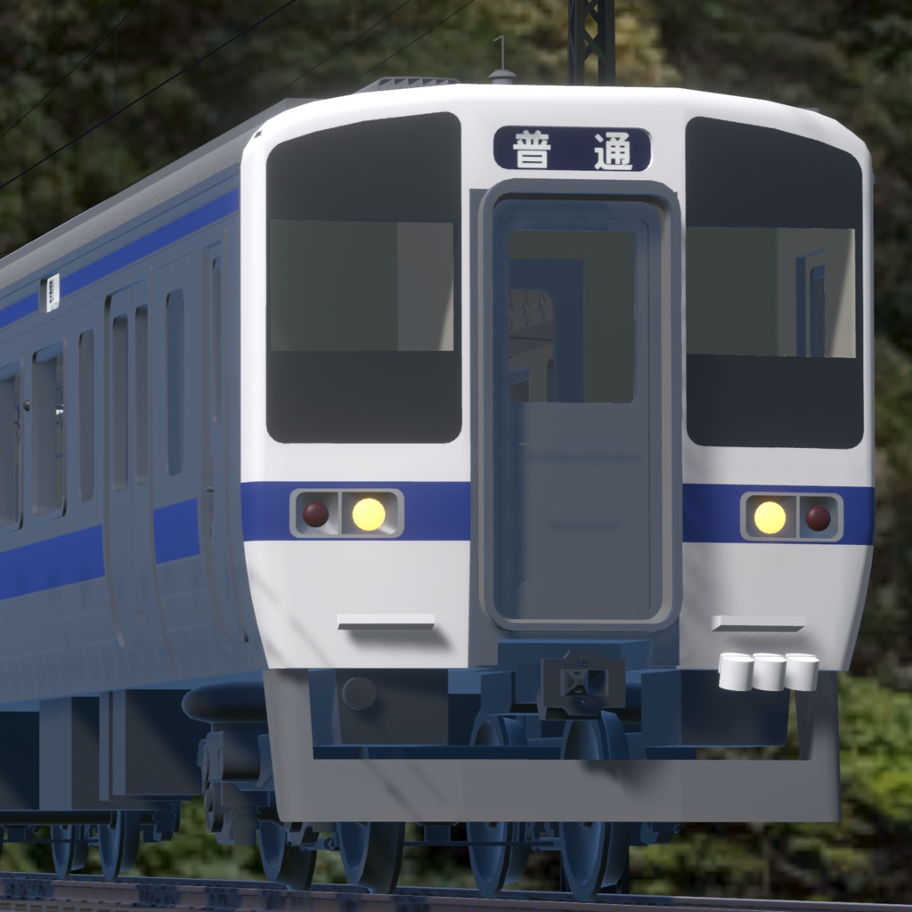 [3Dモデル] 国鉄415系近郊型電車(ステンレス)