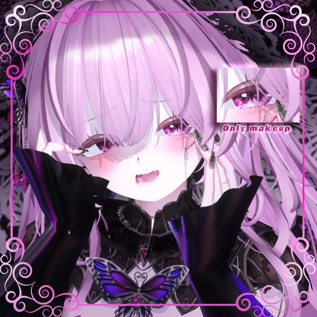 { MANUKA } デビルちゃん化粧_!Devil_chan makeup_!