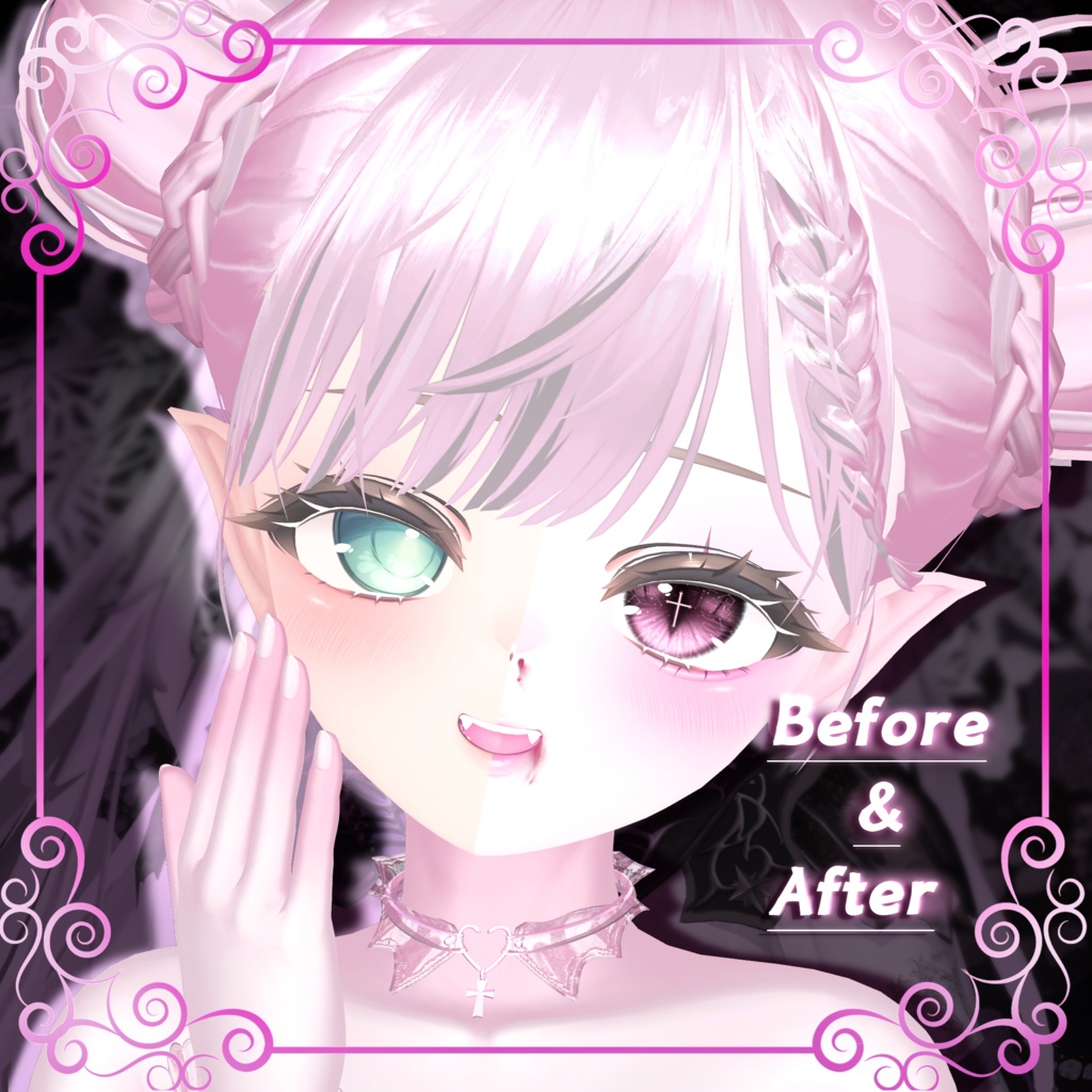 { MANUKA } デビルちゃん化粧_!Devil_chan makeup_!