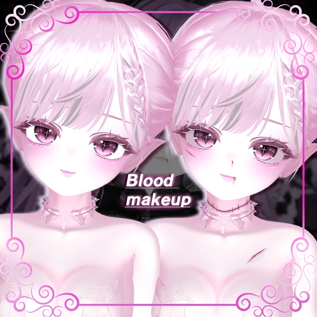 { MANUKA } デビルちゃん化粧_!Devil_chan makeup_!
