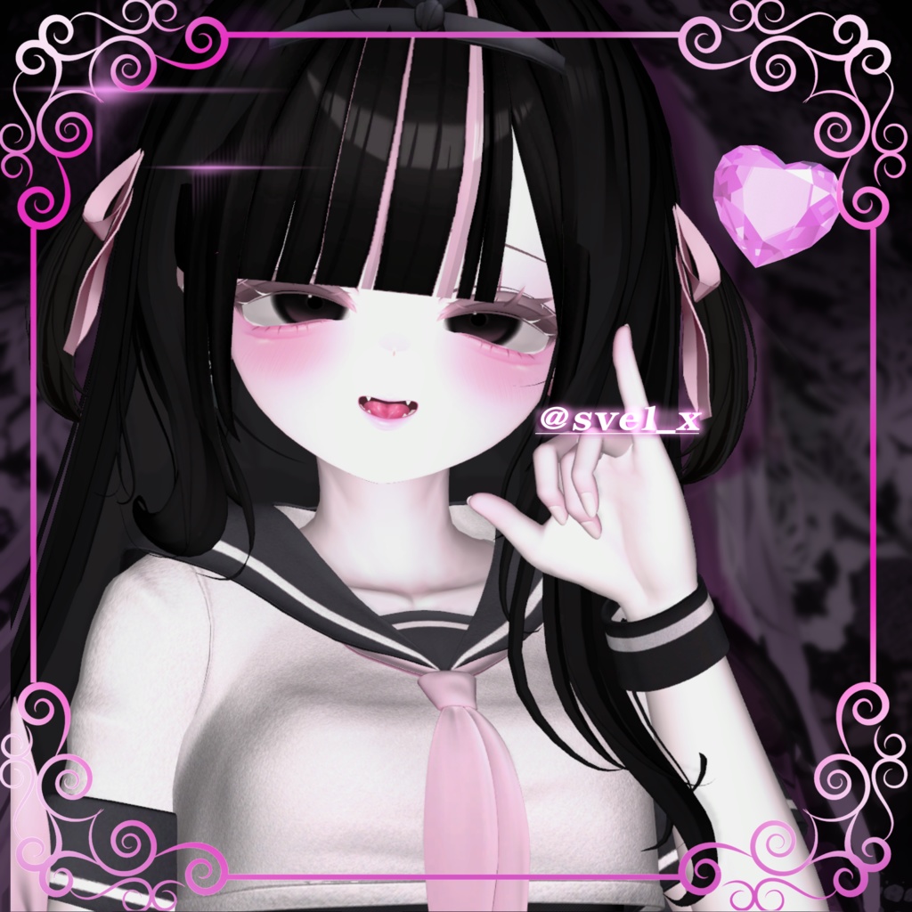 { MANUKA } デビルちゃん化粧_!Devil_chan makeup_!