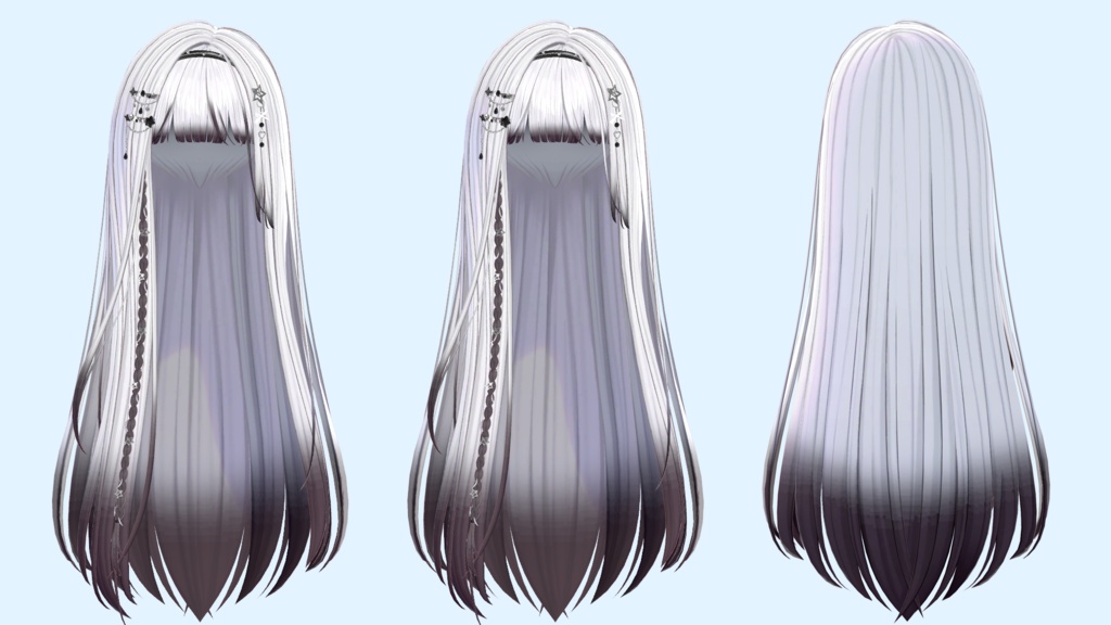 Gradation & Mesh グラデーションとメッシュ 【10 avatars】【VRC Hair】♥ Iris_Hair ♥
