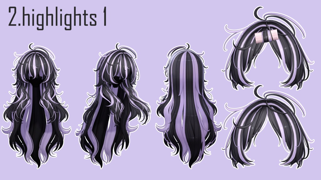 gradation & hightlights ✨❕セール中❕✨ 【16アバター対応】 𝐋𝐕.𝟔+ Lazy_Hair 🌡️