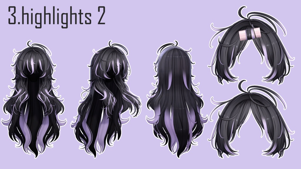 gradation & hightlights ✨❕セール中❕✨ 【16アバター対応】 𝐋𝐕.𝟔+ Lazy_Hair 🌡️