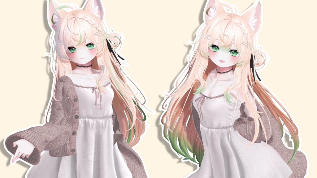 gradation & highlights ラブリーロングヘア Lovely long hair