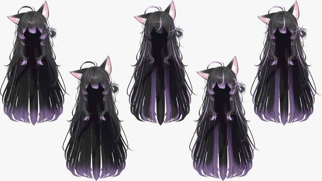 gradation & highlights ラブリーロングヘア Lovely long hair