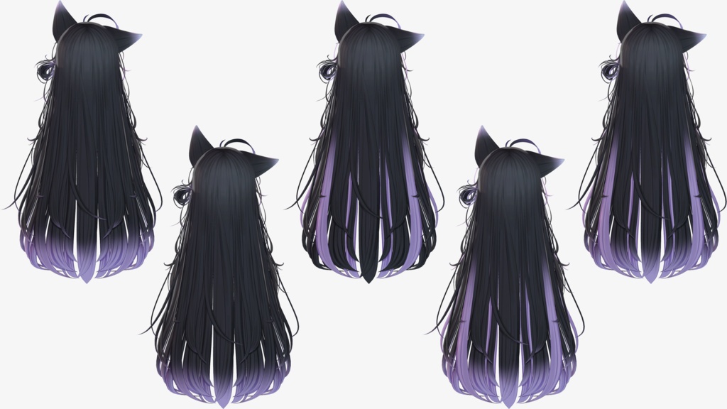 gradation & highlights ラブリーロングヘア Lovely long hair