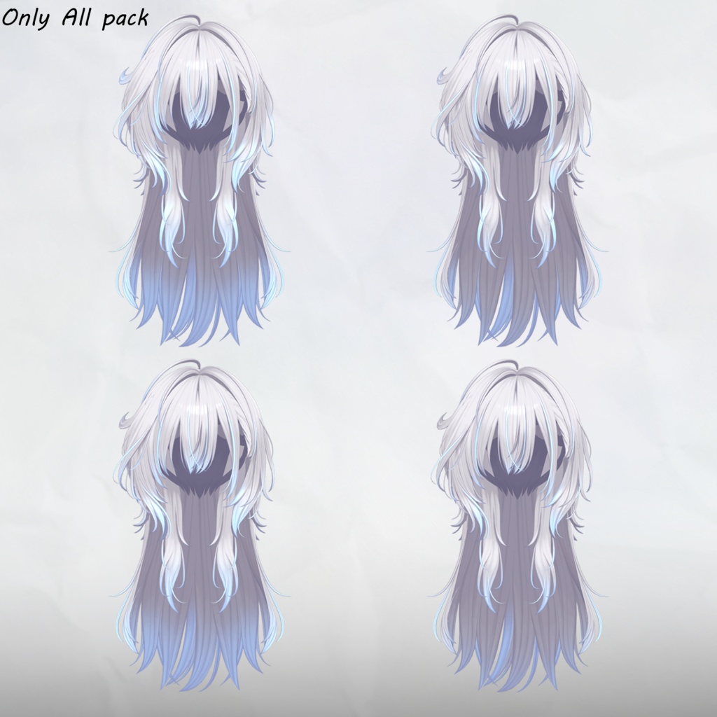 🖤SALE🖤【VRC Hair】Sylin_Hair_Hair mask gradation&highlights