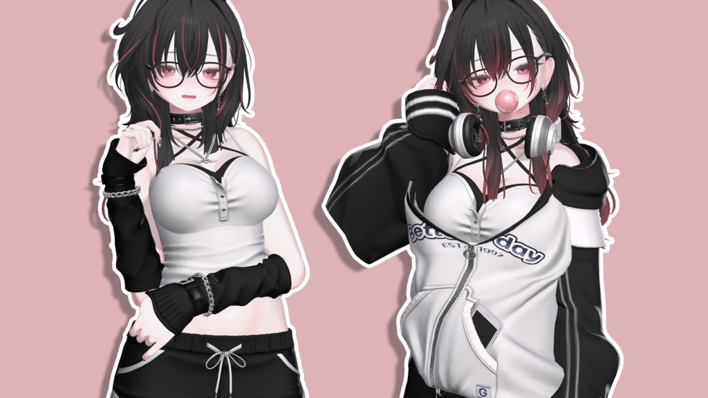 gradation & highlights 【VRC Hair】Sylin_Hair