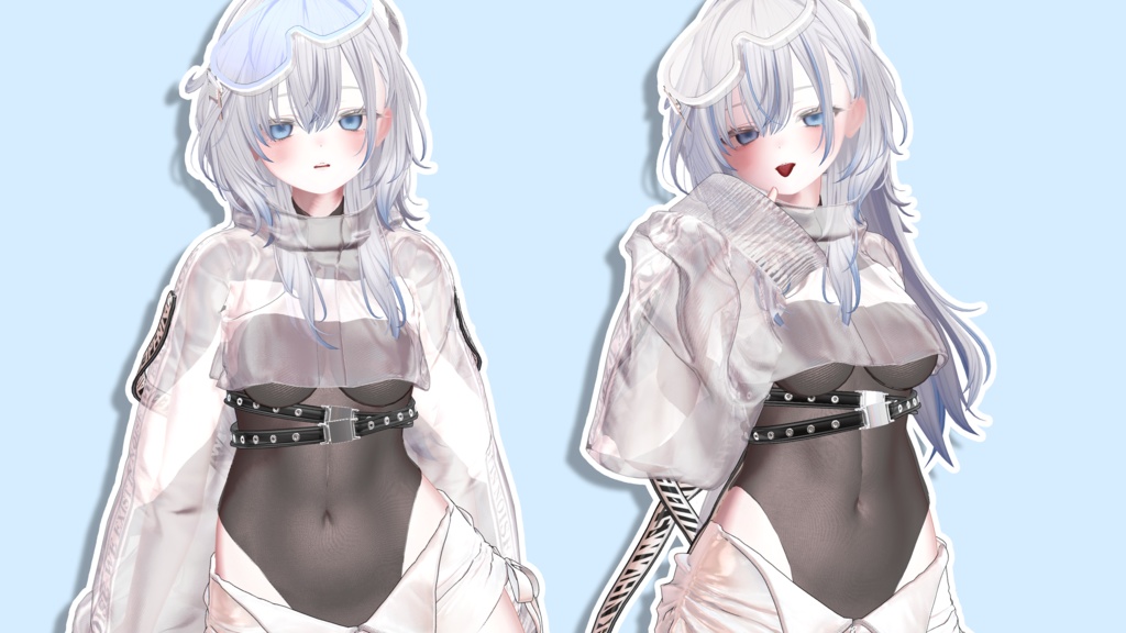 gradation & highlights 【VRC Hair】Sylin_Hair