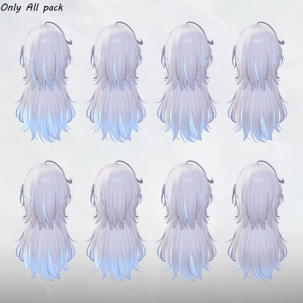 🖤SALE🖤【VRC Hair】Sylin_Hair_Hair mask gradation&highlights