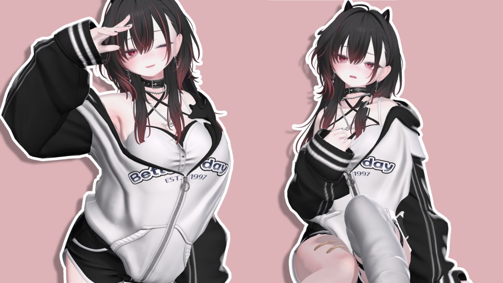 gradation & highlights 【VRC Hair】Sylin_Hair