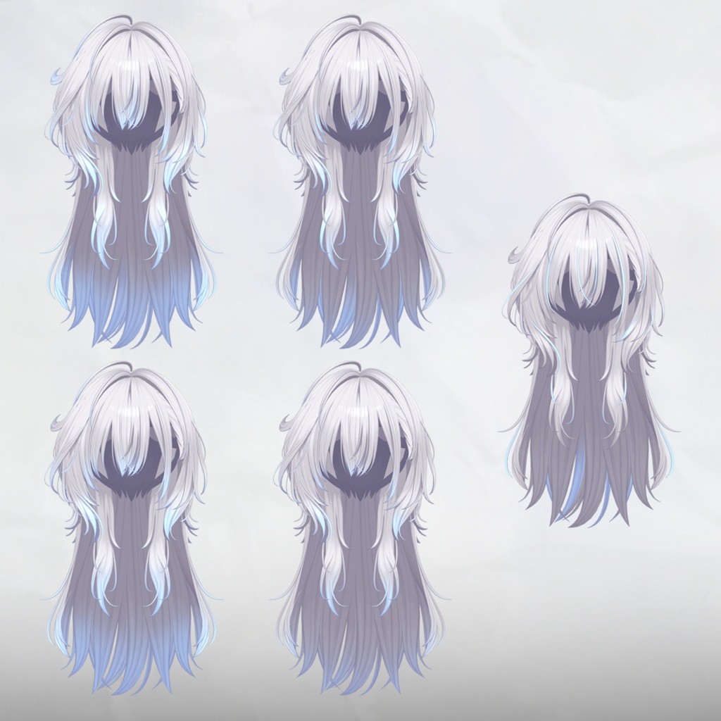 🖤SALE🖤【VRC Hair】Sylin_Hair_Hair mask gradation&highlights