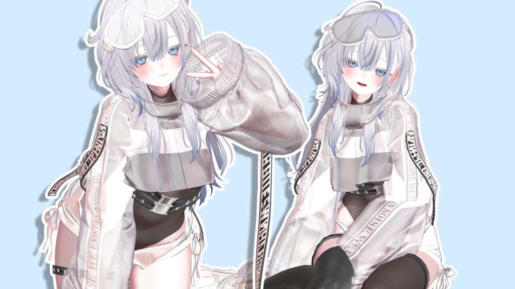 gradation & highlights 【VRC Hair】Sylin_Hair