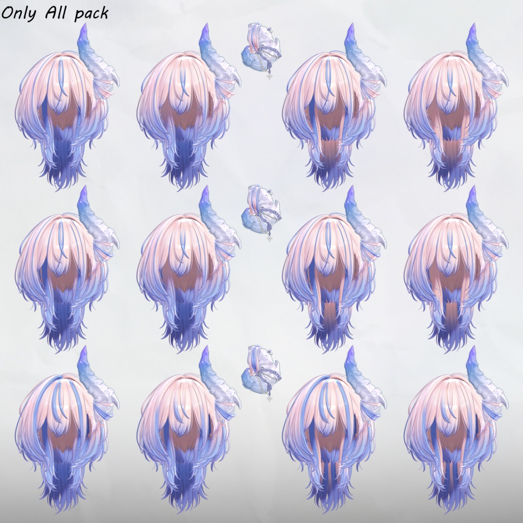 😈♥ Little Devil ♥_Hair mask gradation&highlights