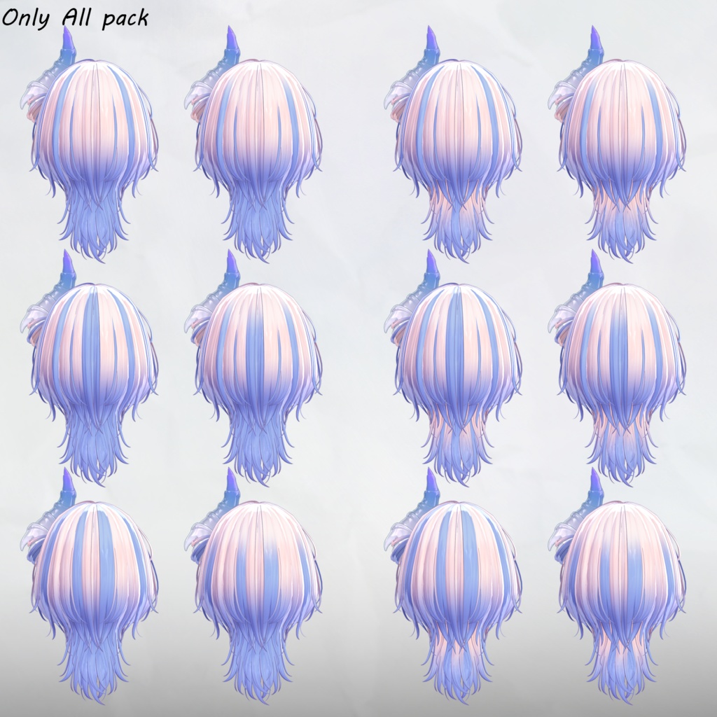 😈♥ Little Devil ♥_Hair mask gradation&highlights