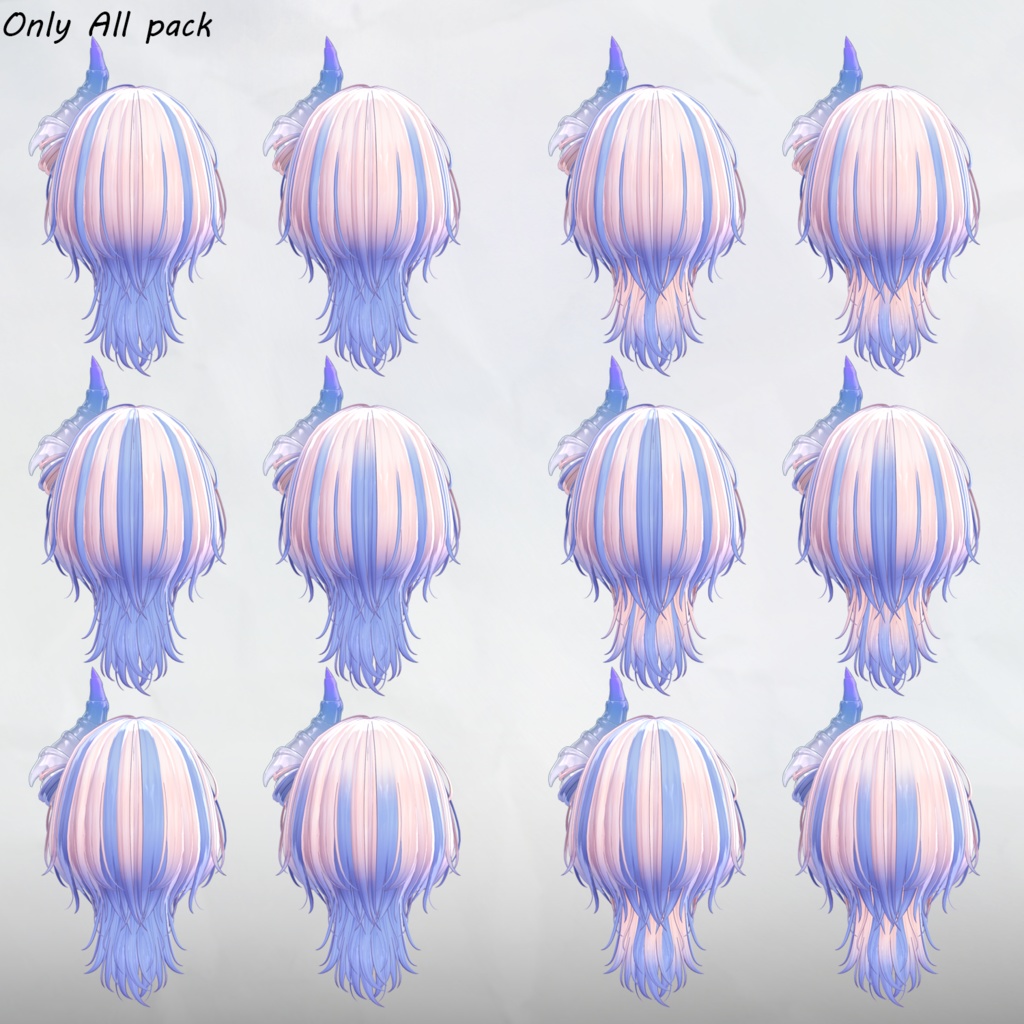 😈♥ Little Devil ♥_Hair mask gradation&highlights