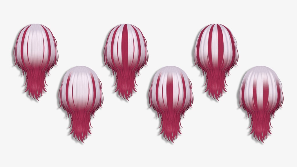 gradation & highlights Nanaha_【VRC Hair】Little Devil hair