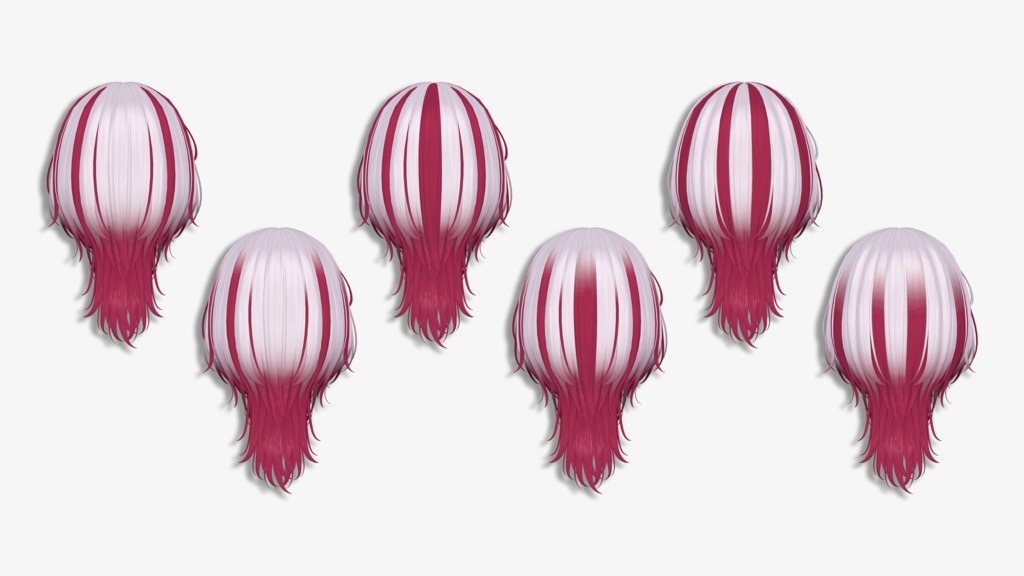 gradation & highlights Nanaha_【VRC Hair】Little Devil hair