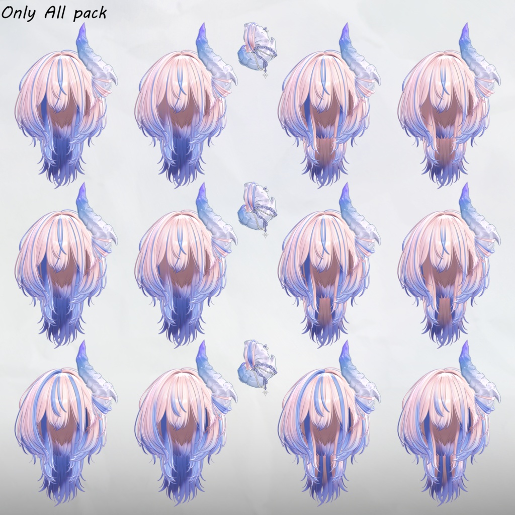 😈♥ Little Devil ♥_Hair mask gradation&highlights