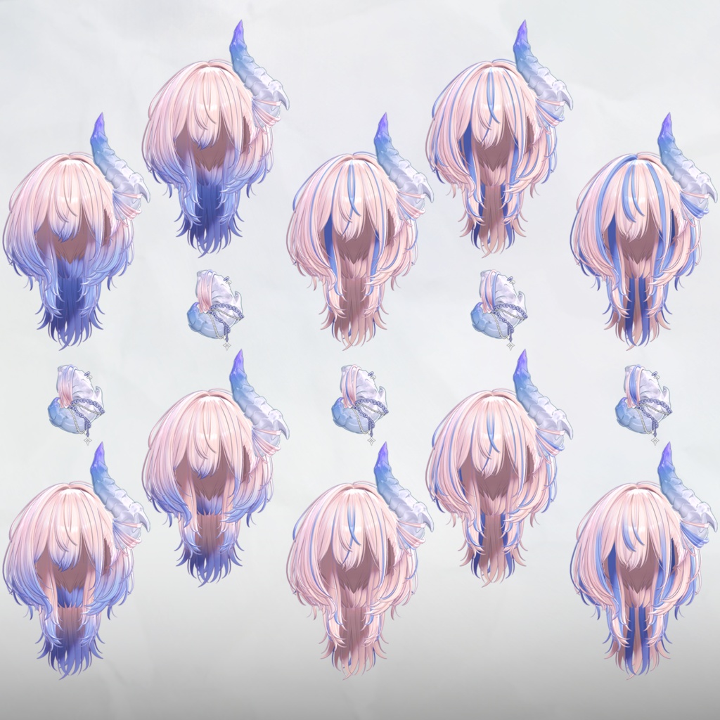 😈♥ Little Devil ♥_Hair mask gradation&highlights