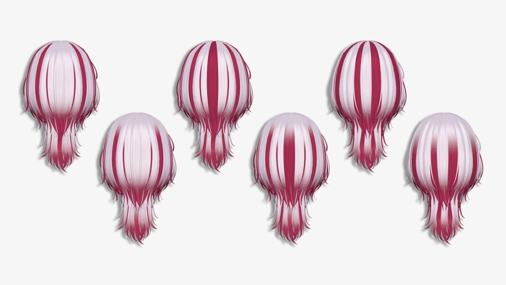 gradation & highlights Nanaha_【VRC Hair】Little Devil hair