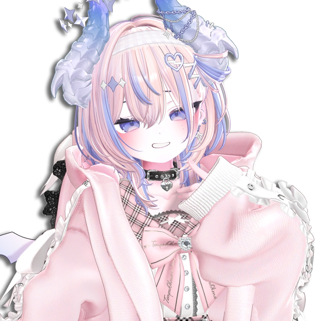 gradation & highlights Nanaha_【VRC Hair】Little Devil hair