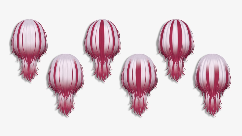 gradation & highlights Nanaha_【VRC Hair】Little Devil hair