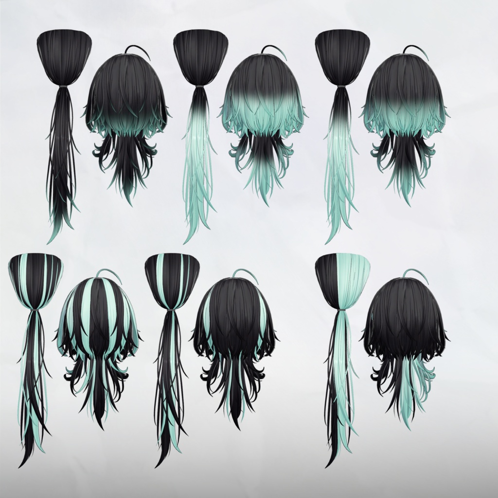 ✦。🐉Astel-hair。✦_Hair mask gradation&highlights