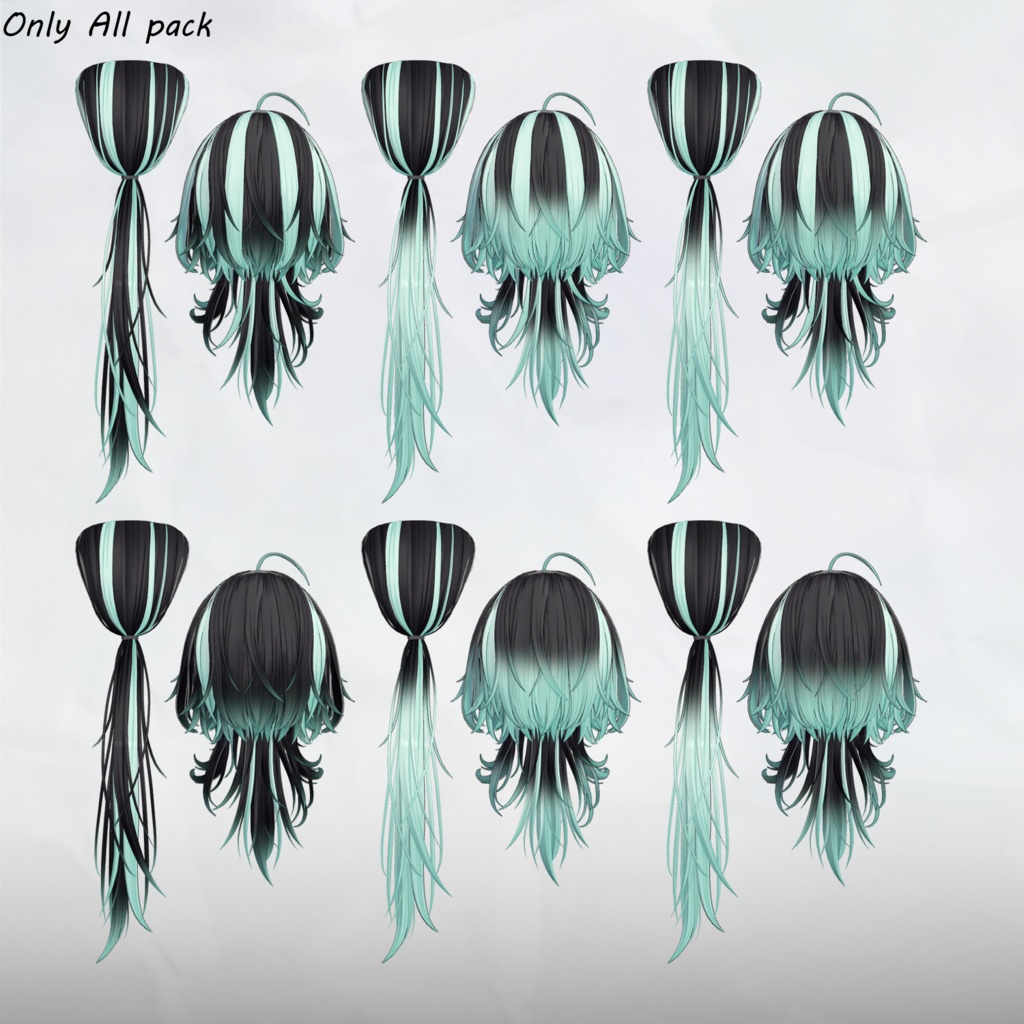 ✦。🐉Astel-hair。✦_Hair mask gradation&highlights