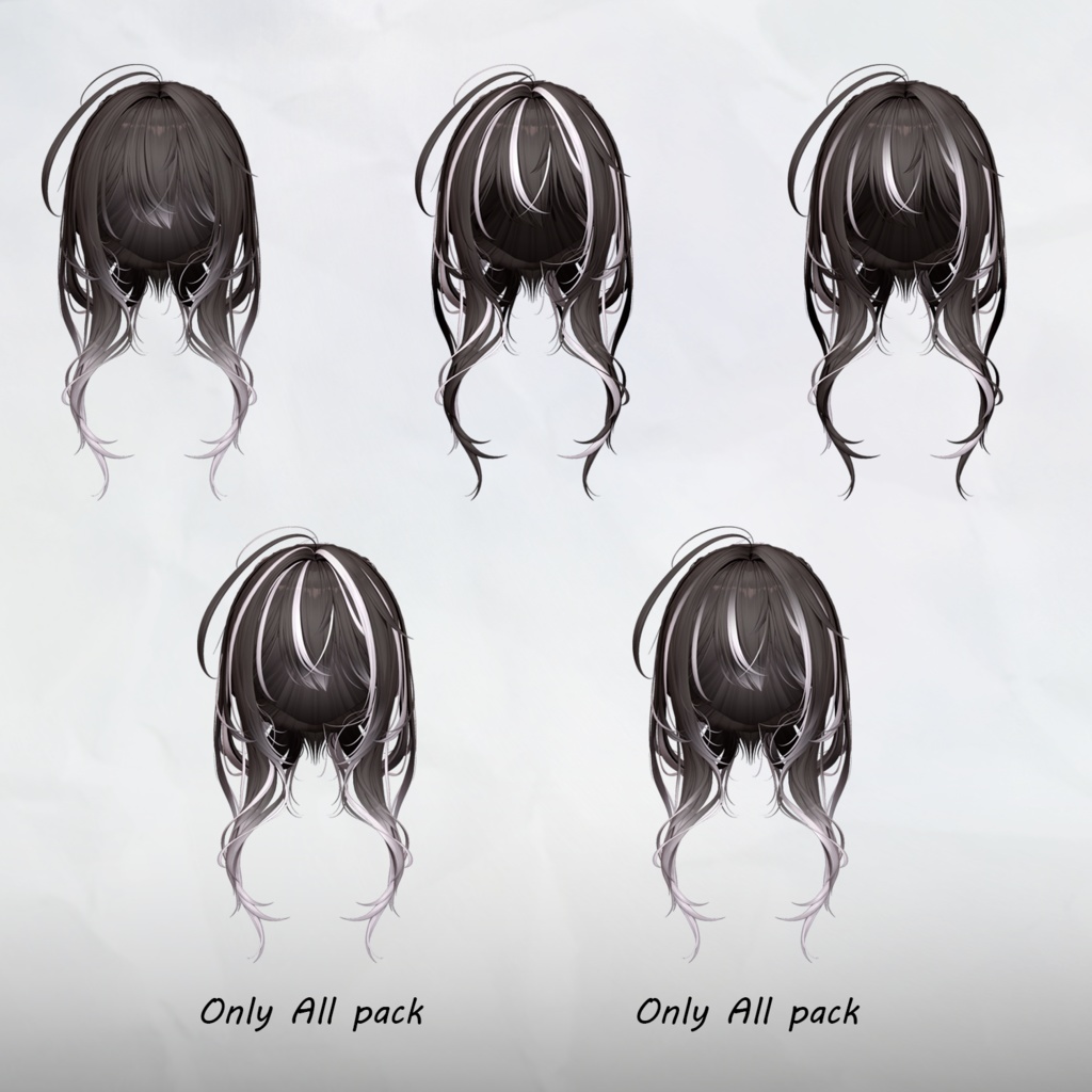 ✨𝐋𝐕.𝟖+ Noir_Hair 🕯️_Hair mask gradation&highlights
