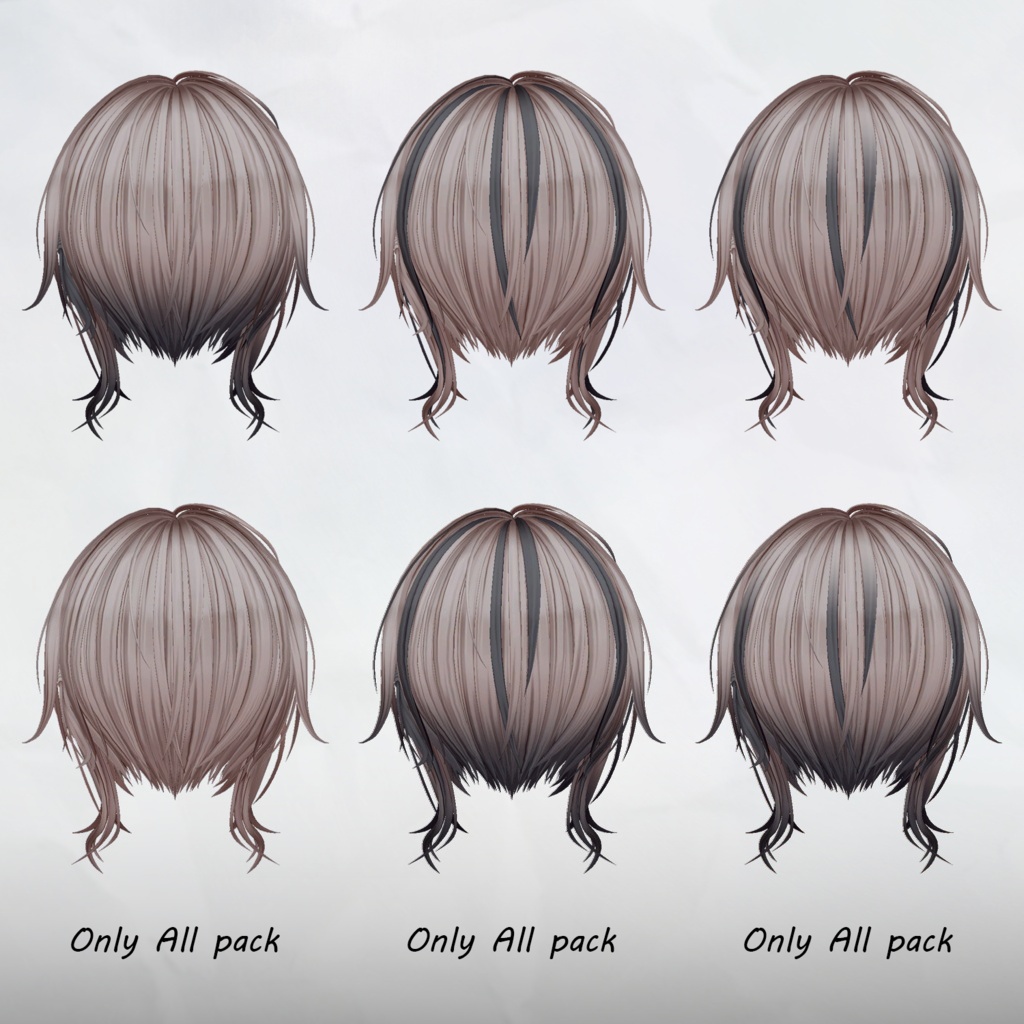 ✦。Plait-Hair🩶。✦_Hair mask gradation&highlights
