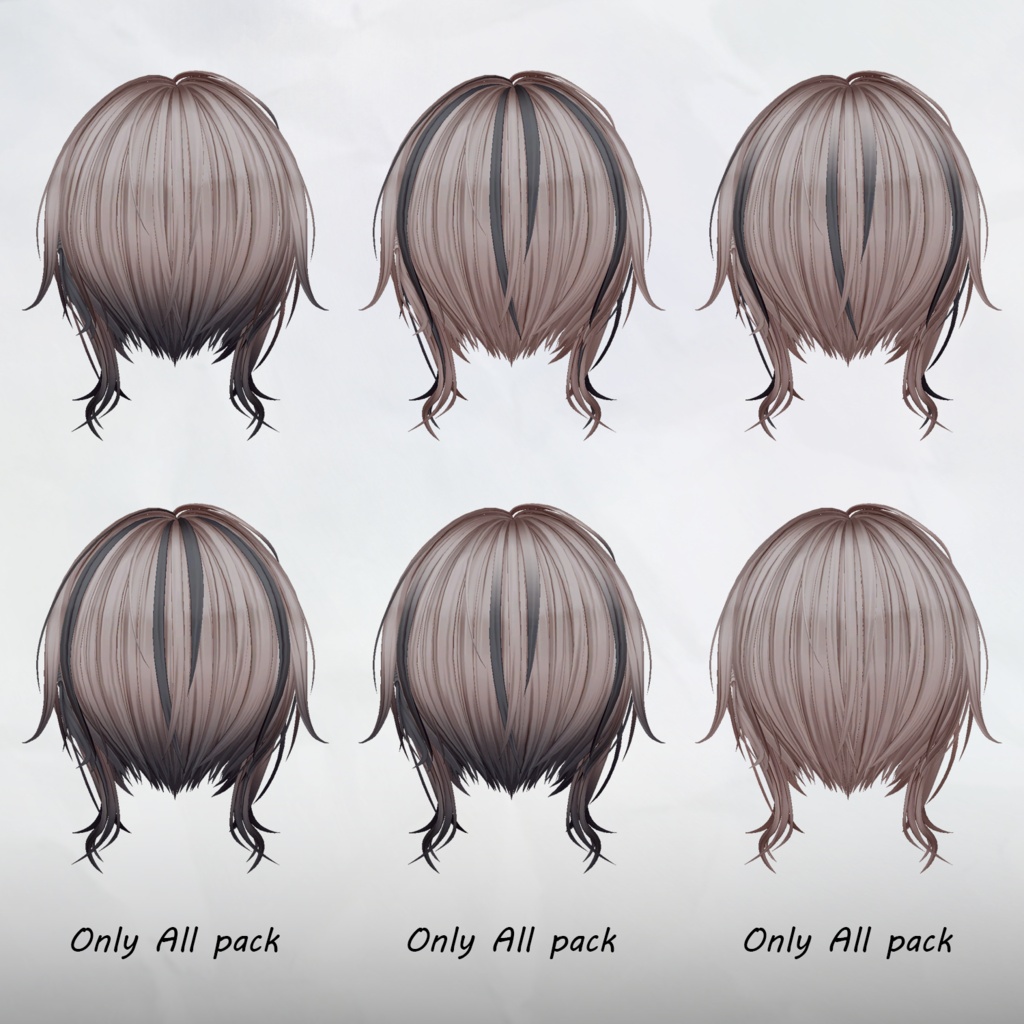 ✦。Plait-Hair🩶。✦_Hair mask gradation&highlights