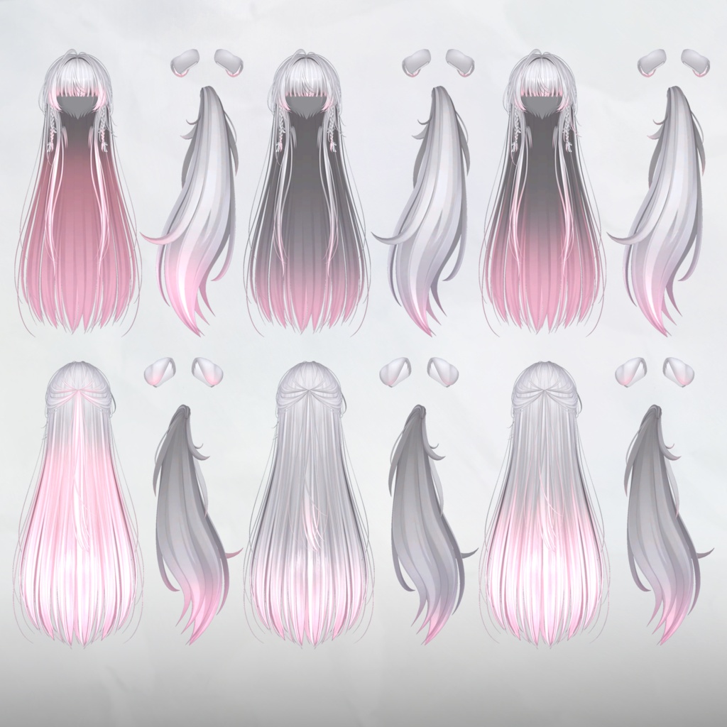 ♥ Classic Long ♥_Hair mask gradation&highlights
